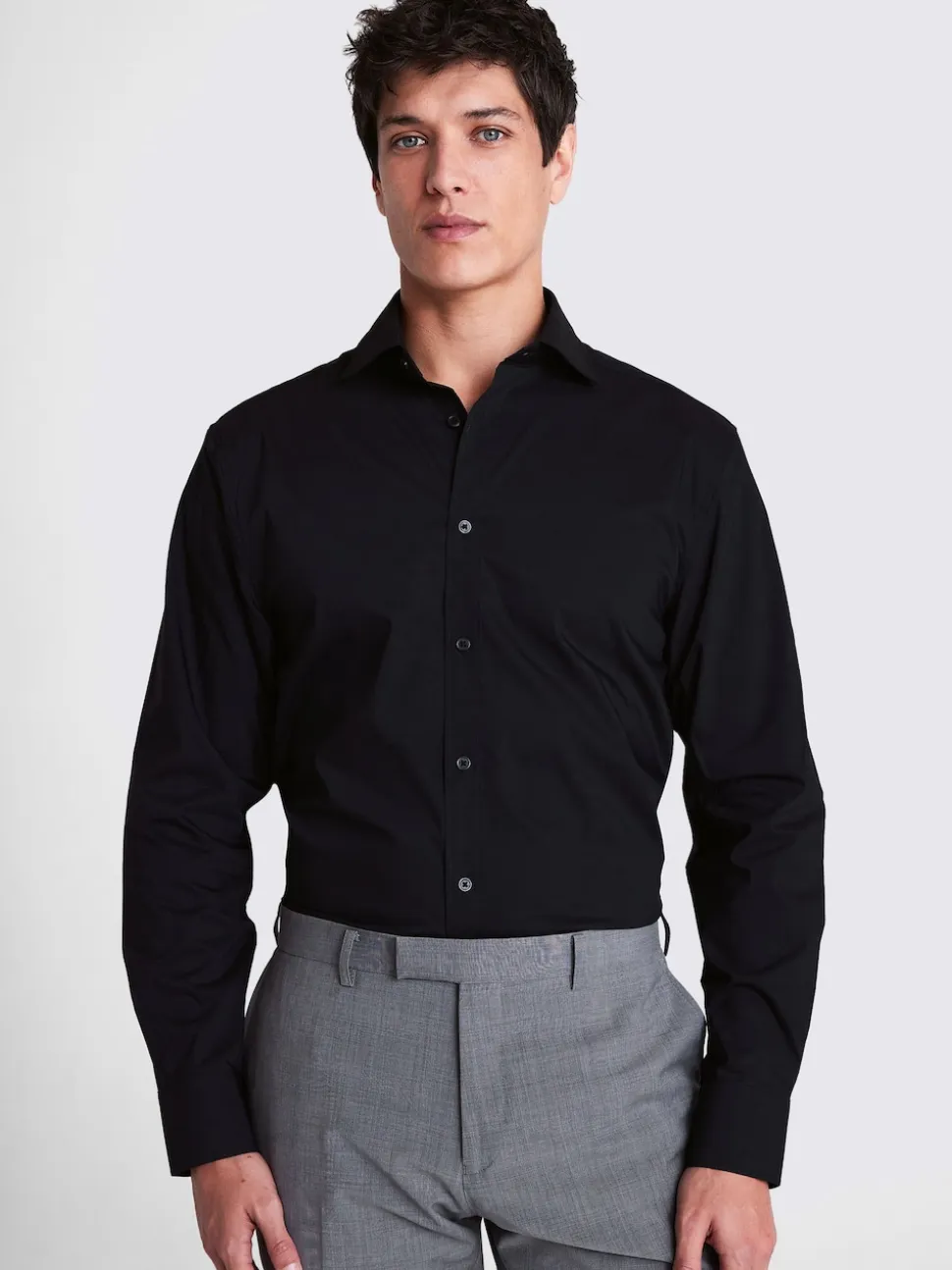 MOSS Black Stretch Shirt