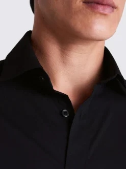 MOSS Black Stretch Shirt