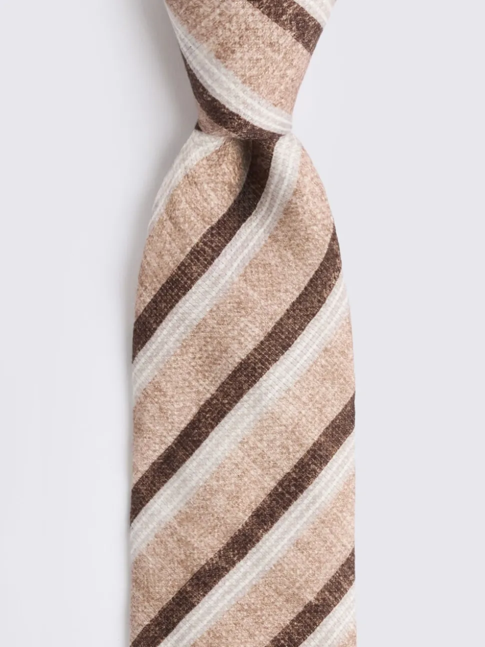 MOSS Brown Bottinelli Stripe Tie