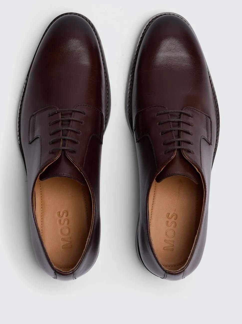 MOSS Brown Cambridge Derby Shoes