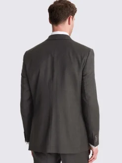 MOSS Charcoal Regular Twill Suit Jacket