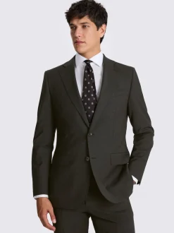 MOSS Charcoal Tailored Performance Suit Jacket