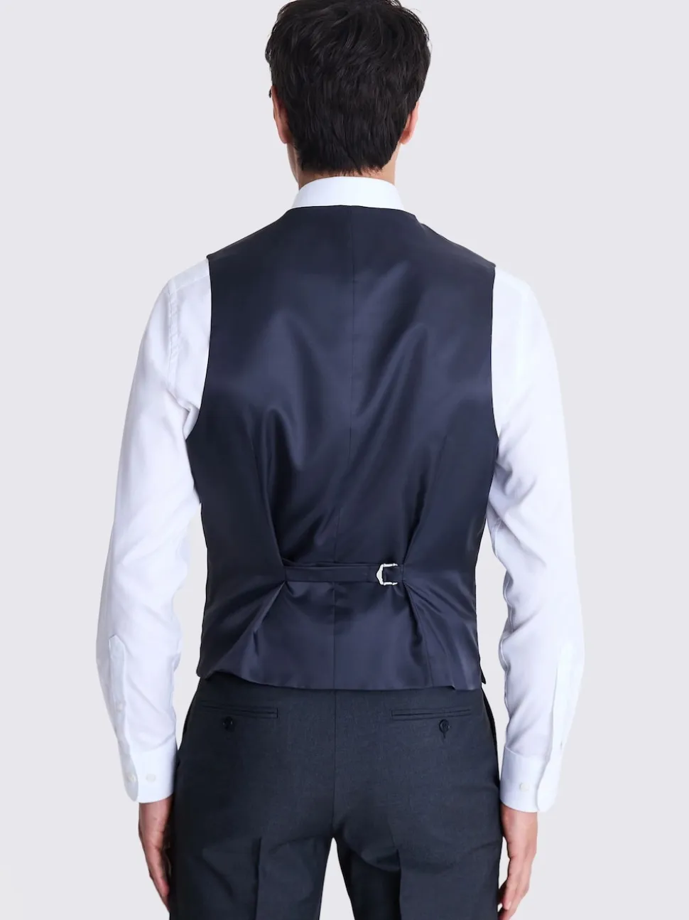 MOSS Charcoal Tailored Regular Fit Stretch Suit Waistcoat