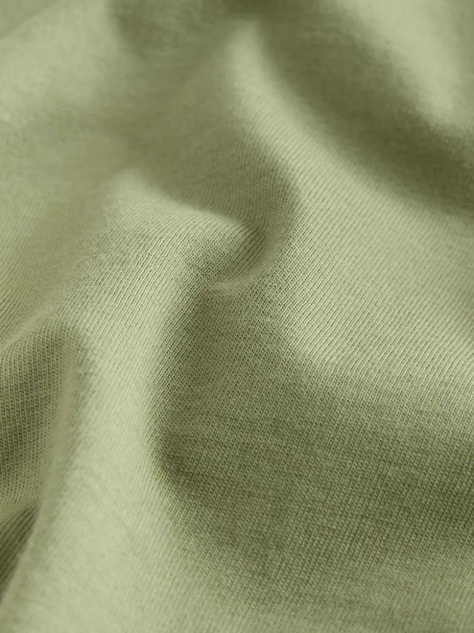Moss Green Relaxed Fit Essential Crew Neck Cotton T-Shirt