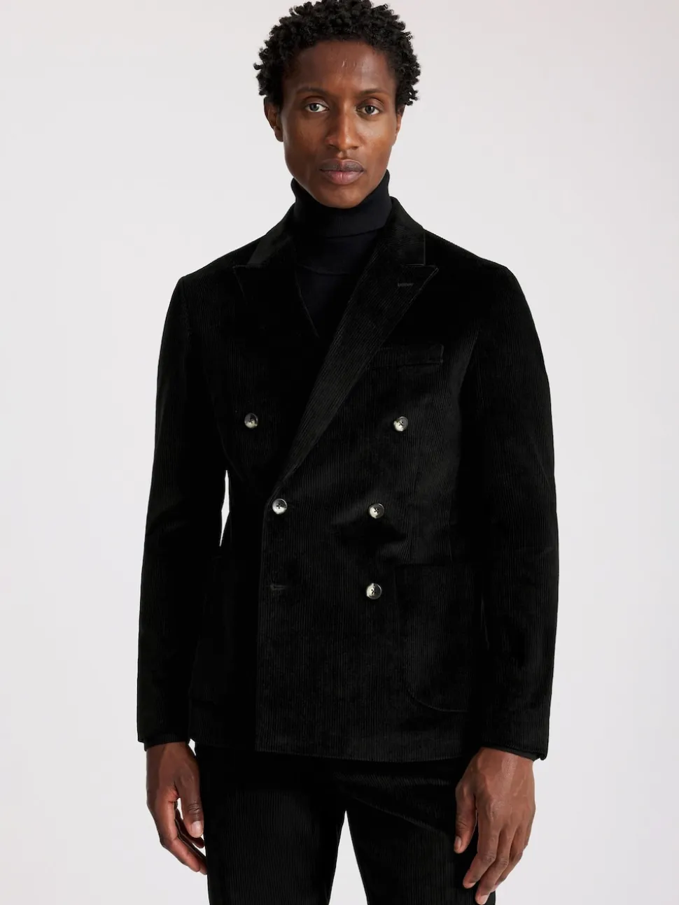 MOSS Ink Slim Corduroy Suit Jacket
