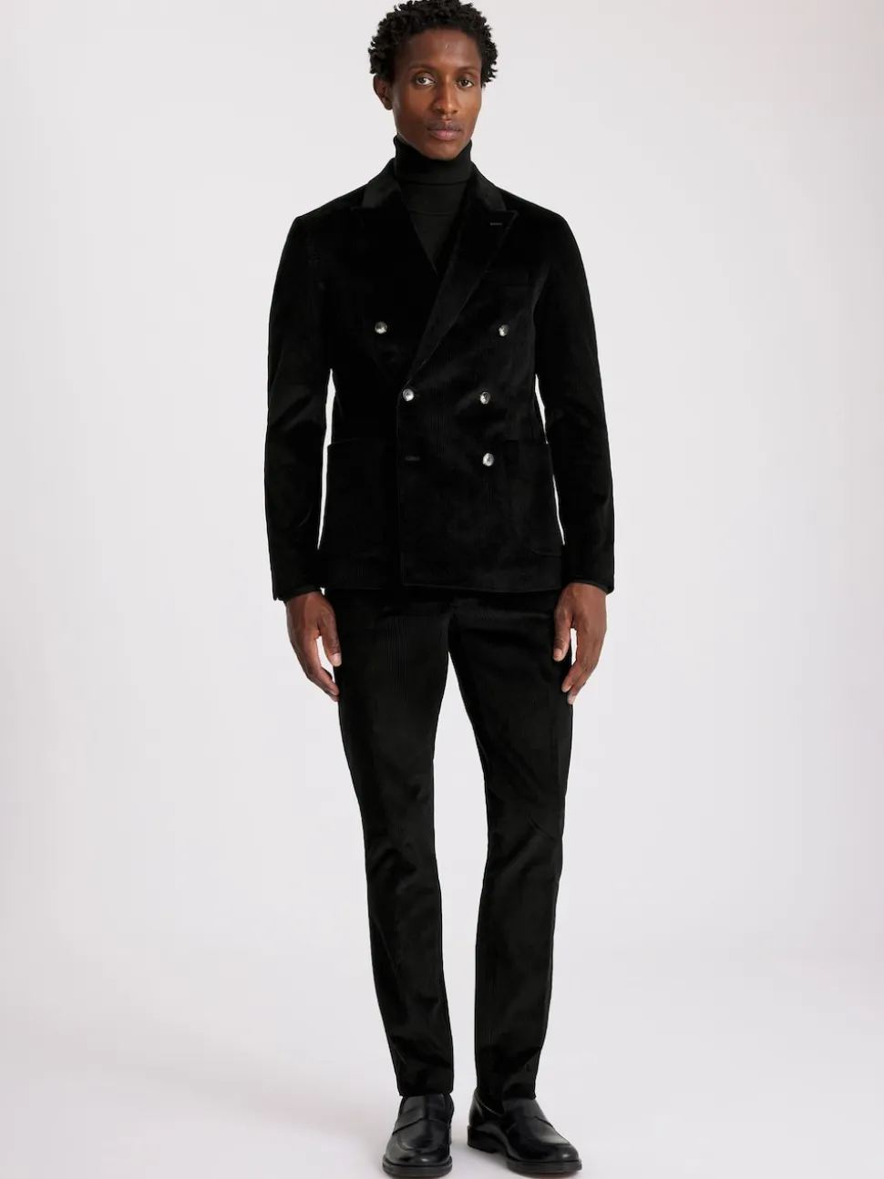 MOSS Ink Slim Corduroy Suit Jacket