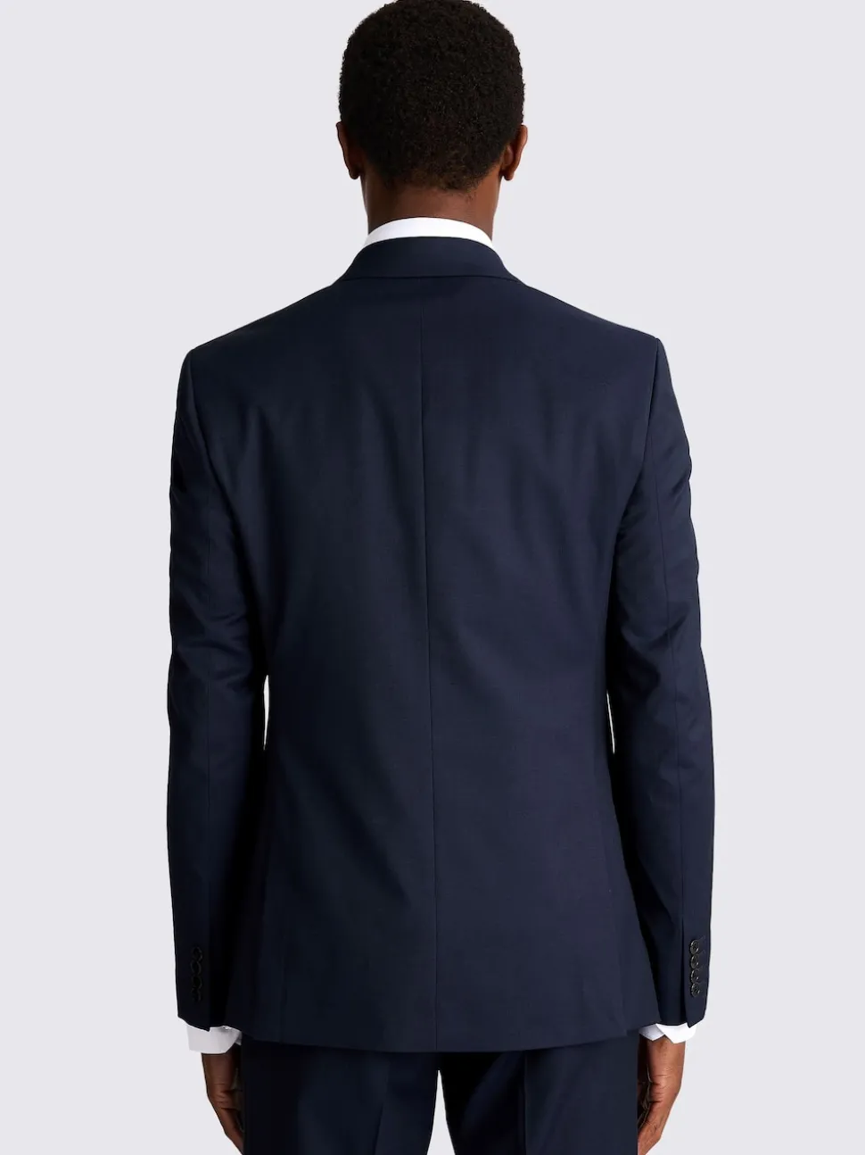 MOSS Ink Slim Double Breasted Stretch Suit Jacket