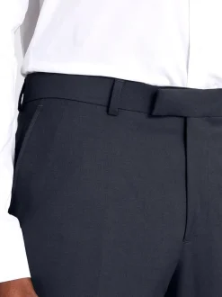 MOSS Ink Slim Regular Fit Stretch Suit Trousers