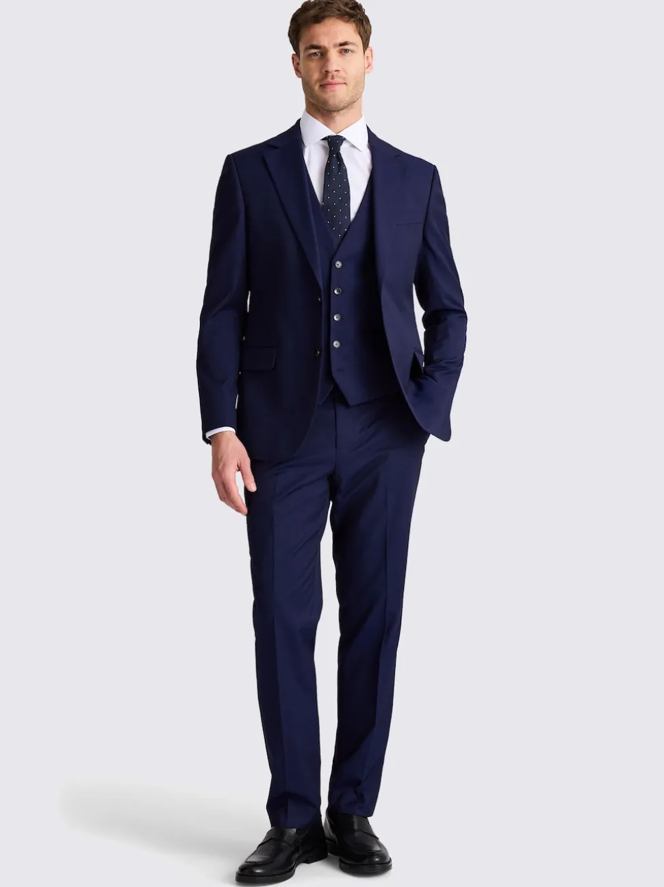 MOSS Ink Tailored Regular Fit Stretch Suit Jacket