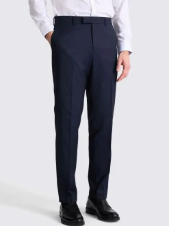 MOSS Ink Tailored Regular Fit Stretch Suit Trousers