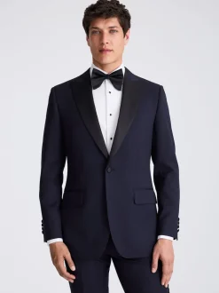 MOSS Midnight Tailored Fit Tuxedo Jacket