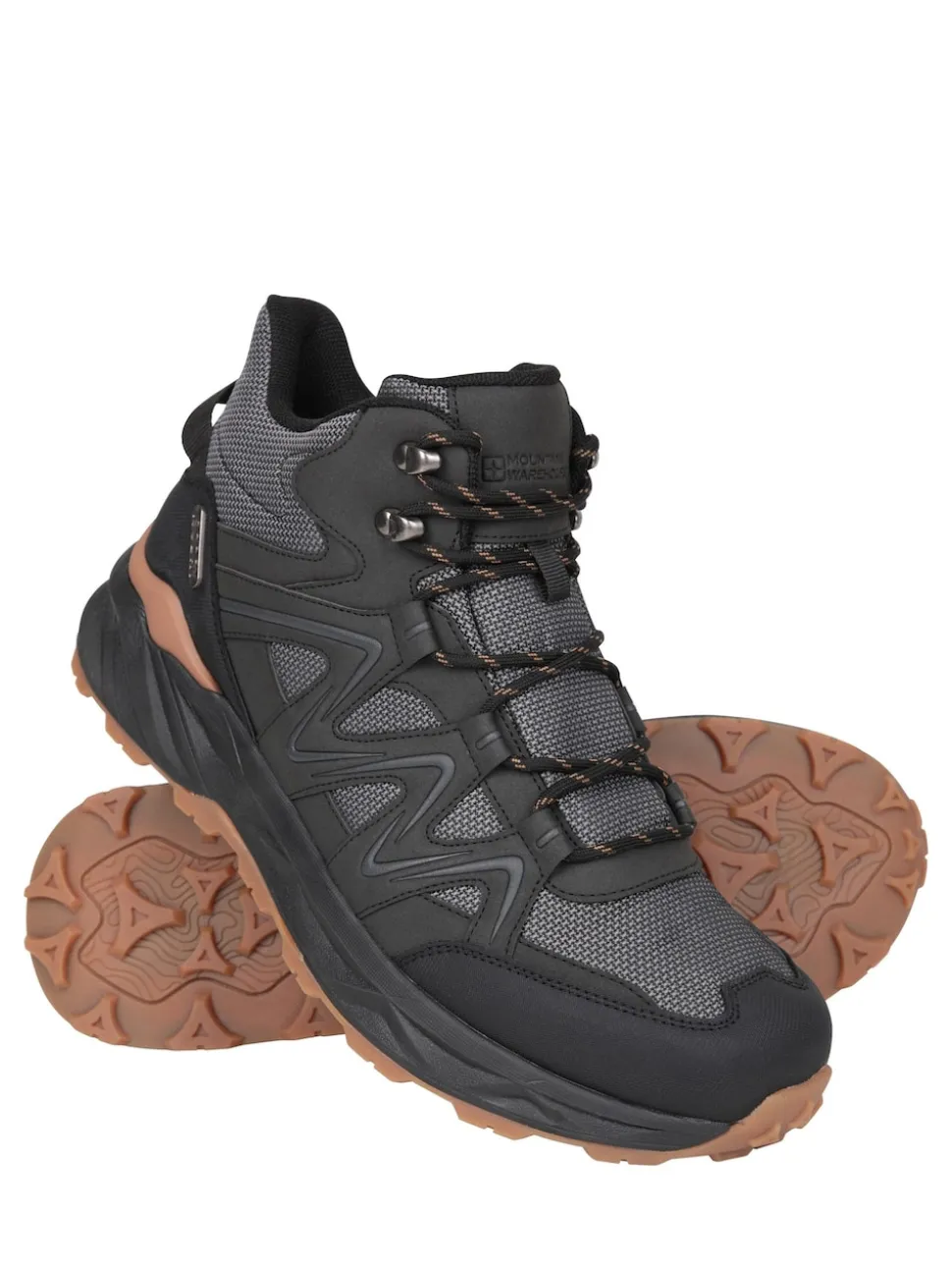 Mountain Warehouse Black Trail Blazer Mens Waterproof Walking Boots