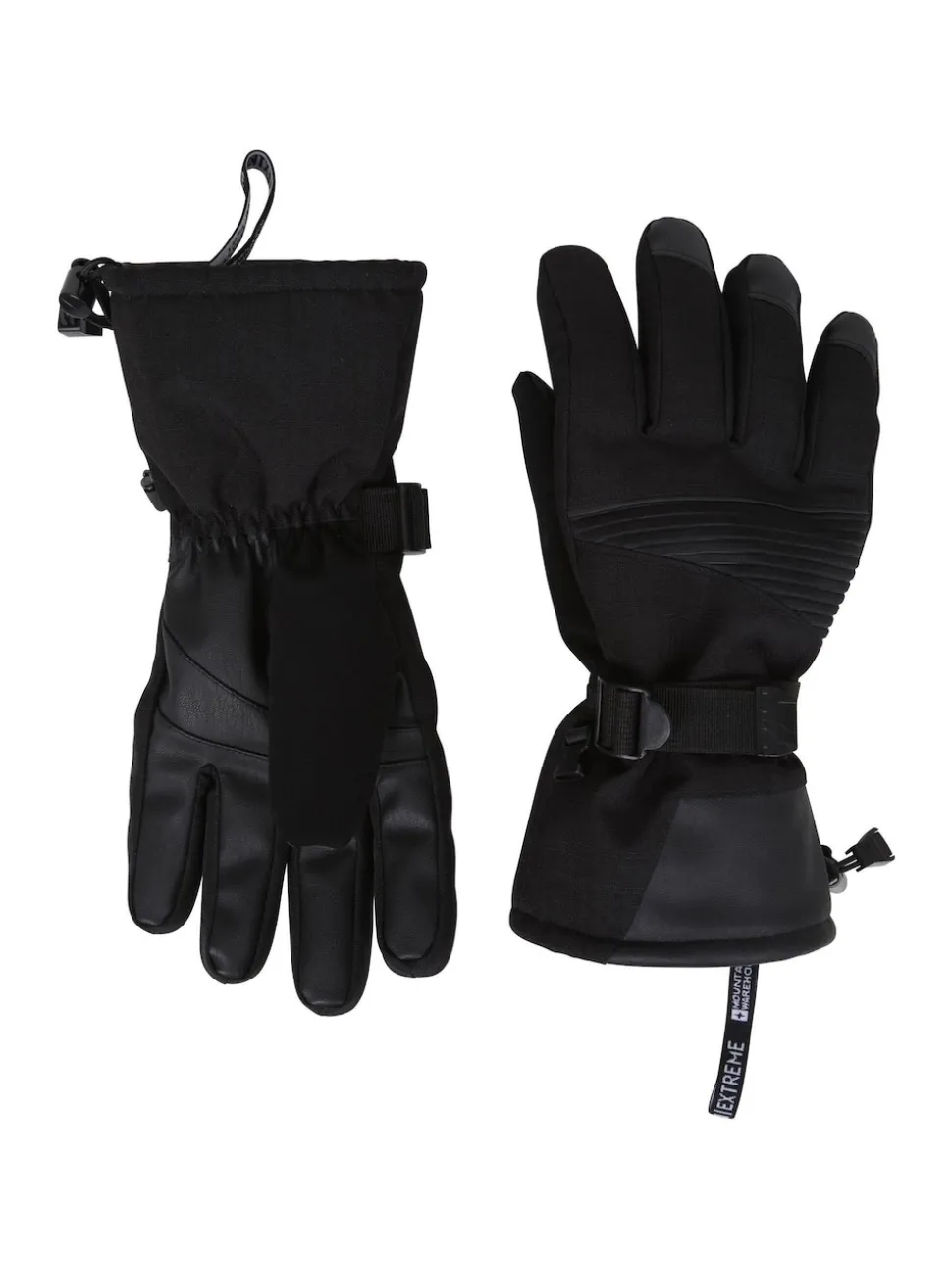 Mountain Warehouse Black Ultra Cold Weather Waterproof Ski Gloves