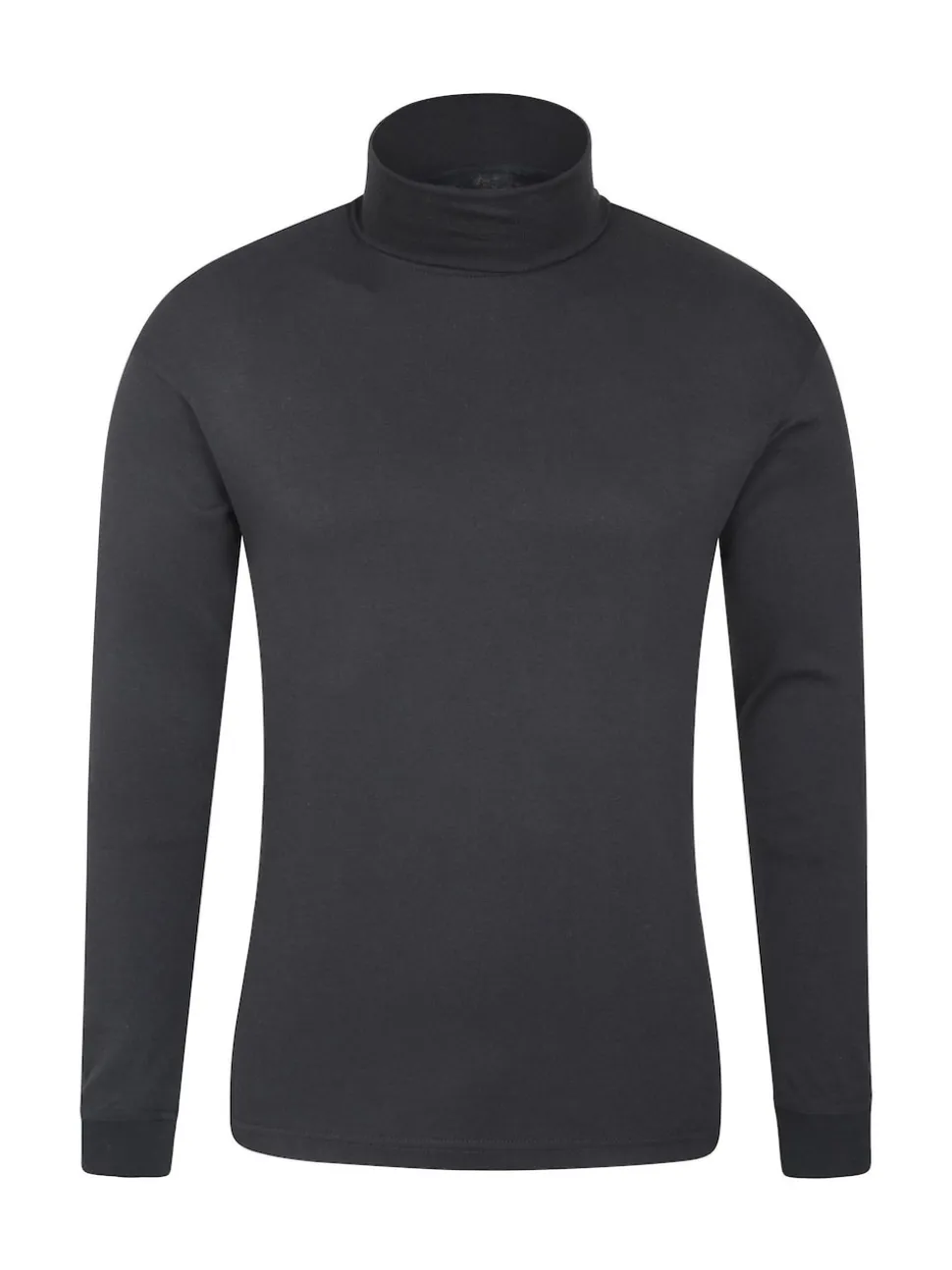 Mountain Warehouse Black Mens Meribel 100% Cotton Thermal Multipack Top