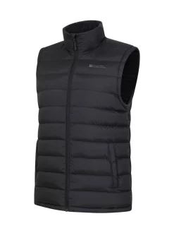 Mountain Warehouse Black Seasons Mens Padded Gilet