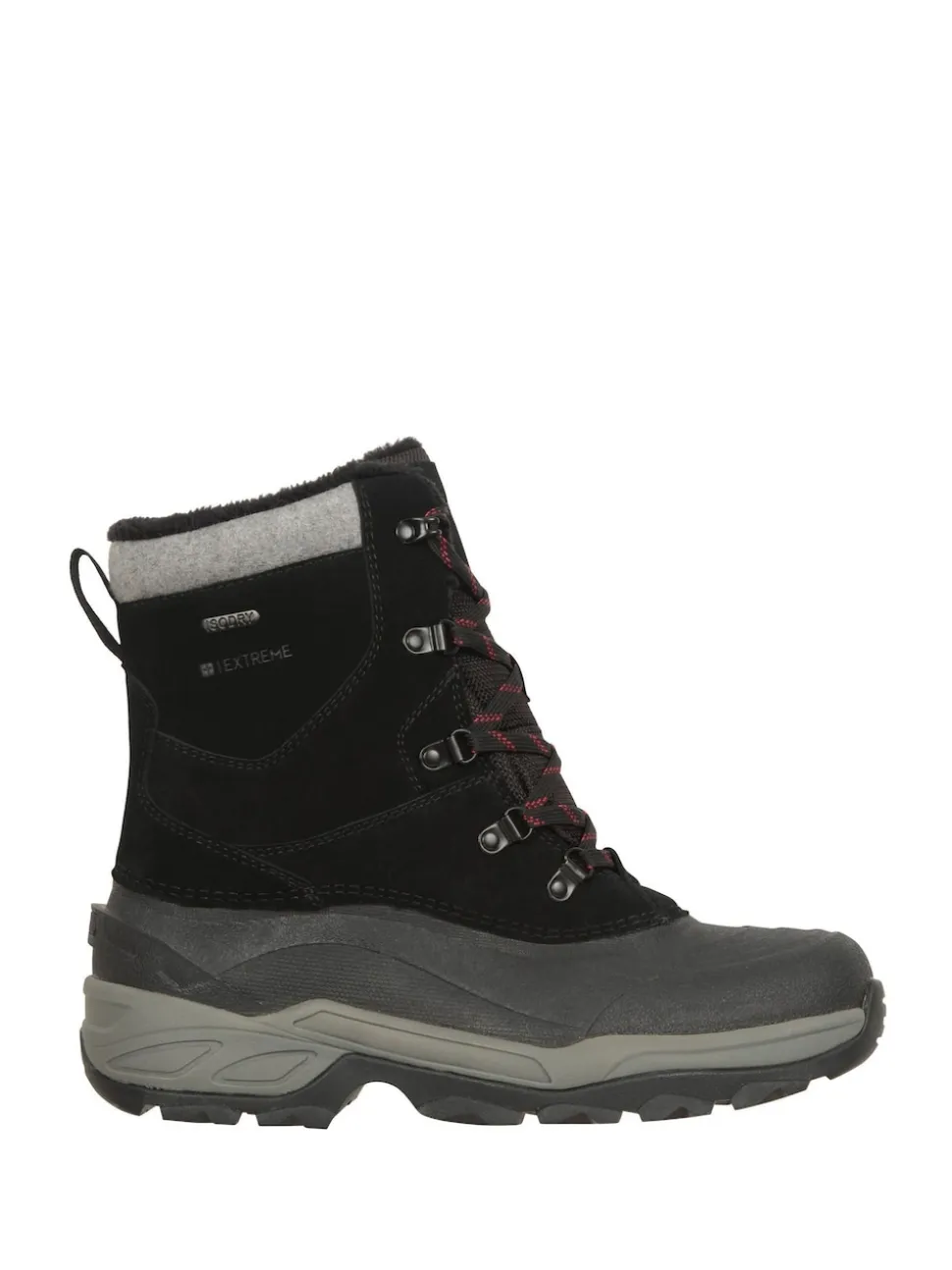 Mountain Warehouse Black Snowdon Extreme Mens Snow Boots