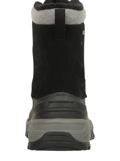 Mountain Warehouse Black Snowdon Extreme Mens Snow Boots