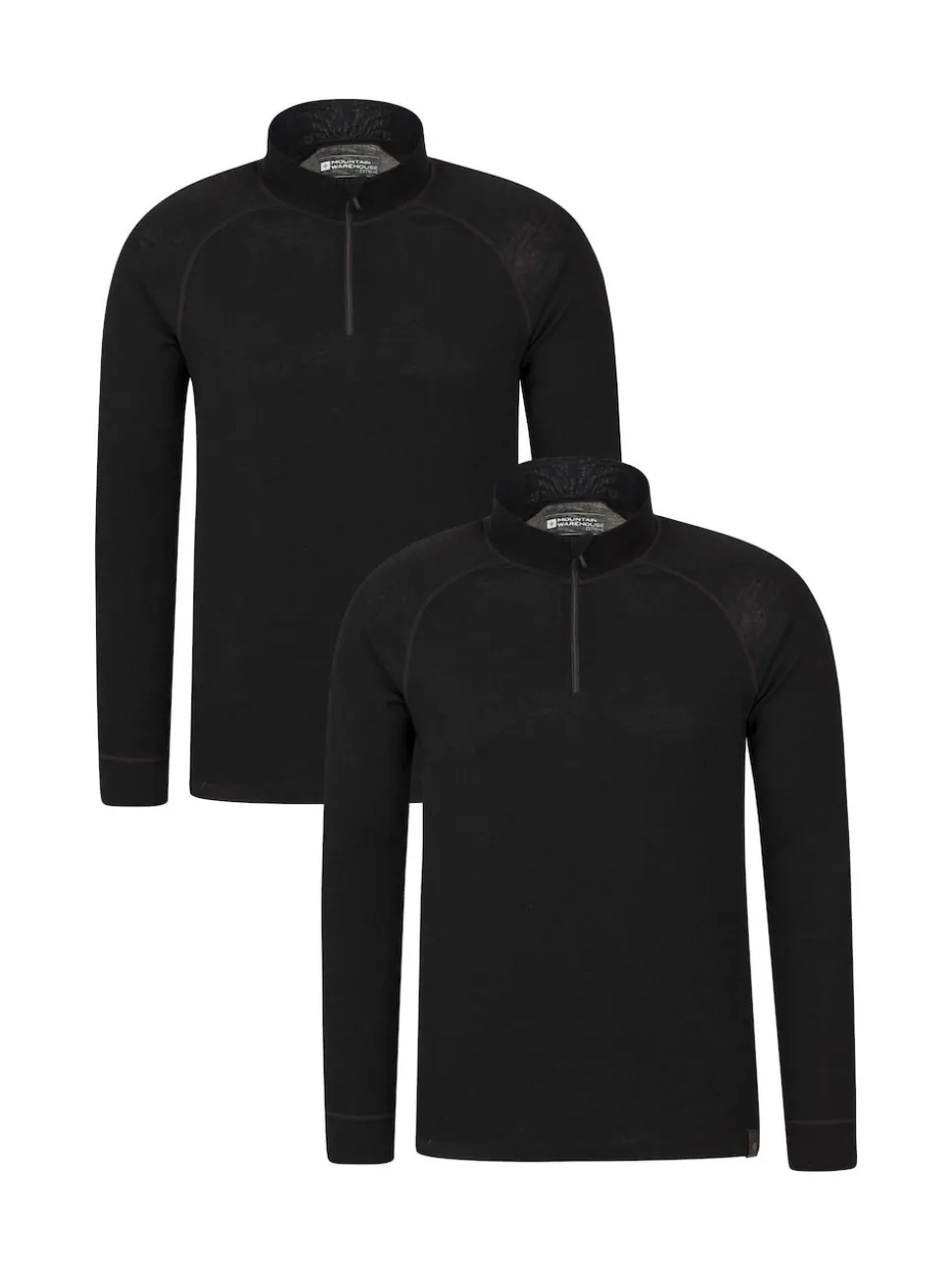 Mountain Warehouse Black Merino Multipack Thermal Top