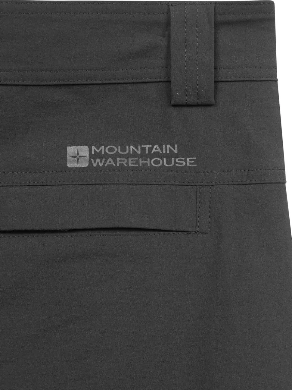 Mountain Warehouse Black Mens Delta Cargo Quick Drying Stretch Shorts