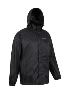 Mountain Warehouse Black Pakka Mens Waterproof Jacket