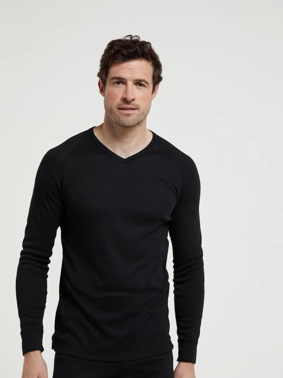 Mountain Warehouse Black Mens Talus Thermal Top