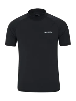 Mountain Warehouse Black UV Mens Rash Vest