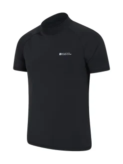 Mountain Warehouse Black UV Mens Rash Vest