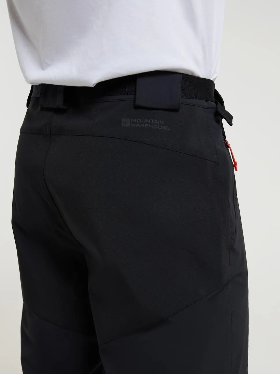 Mountain Warehouse Black Mens Forest Water Resistant Trekking Trousers