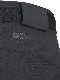 Mountain Warehouse Black Mens Forest Water Resistant Trekking Trousers