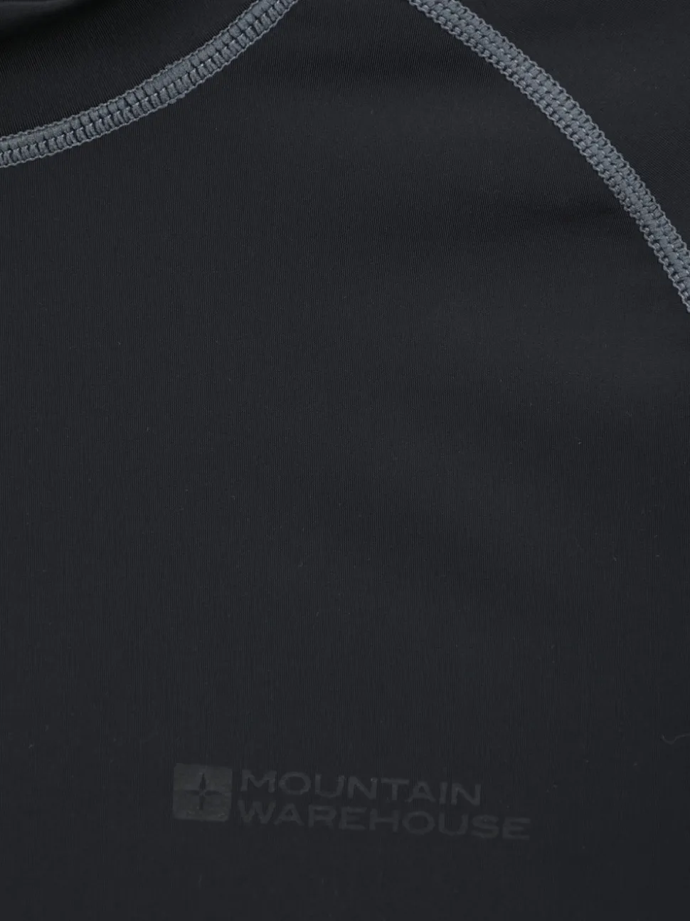 Mountain Warehouse Black Mens Long Sleeve Rash Vest