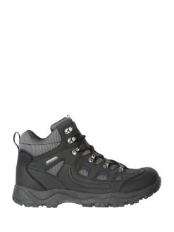 Mountain Warehouse Black Adventurer Mens Waterproof Walking Boots