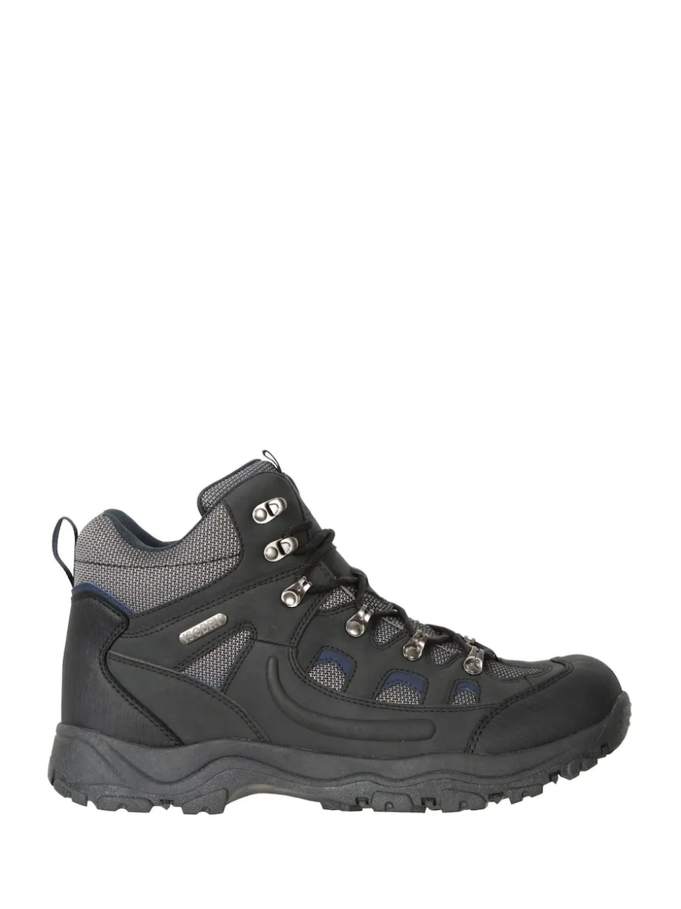 Mountain Warehouse Black Adventurer Mens Waterproof Walking Boots