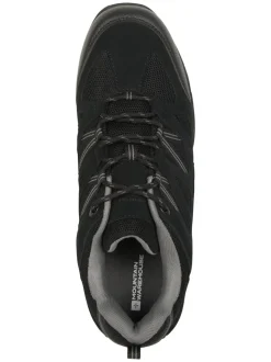 Mountain Warehouse Black Mens Outdoor III Walking Shoes