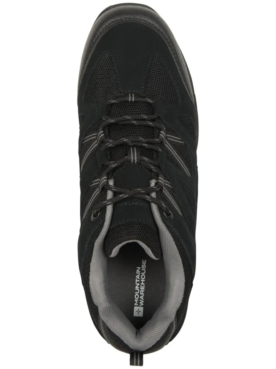 Mountain Warehouse Black Mens Outdoor III Walking Shoes