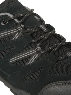 Mountain Warehouse Black Mens Outdoor III Walking Shoes