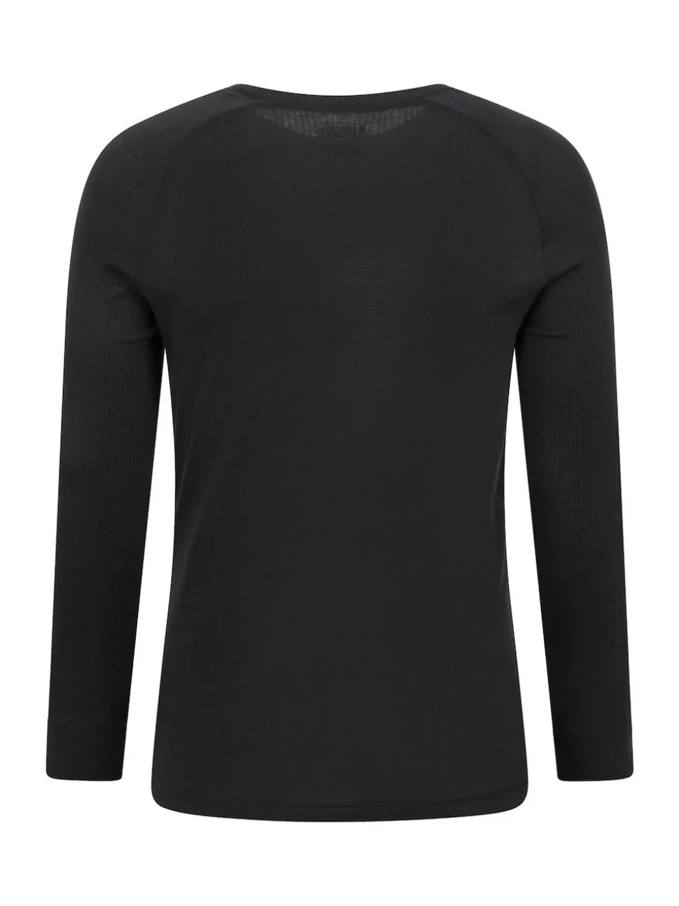 Mountain Warehouse Black Talus Mens Round Neck Thermal Top