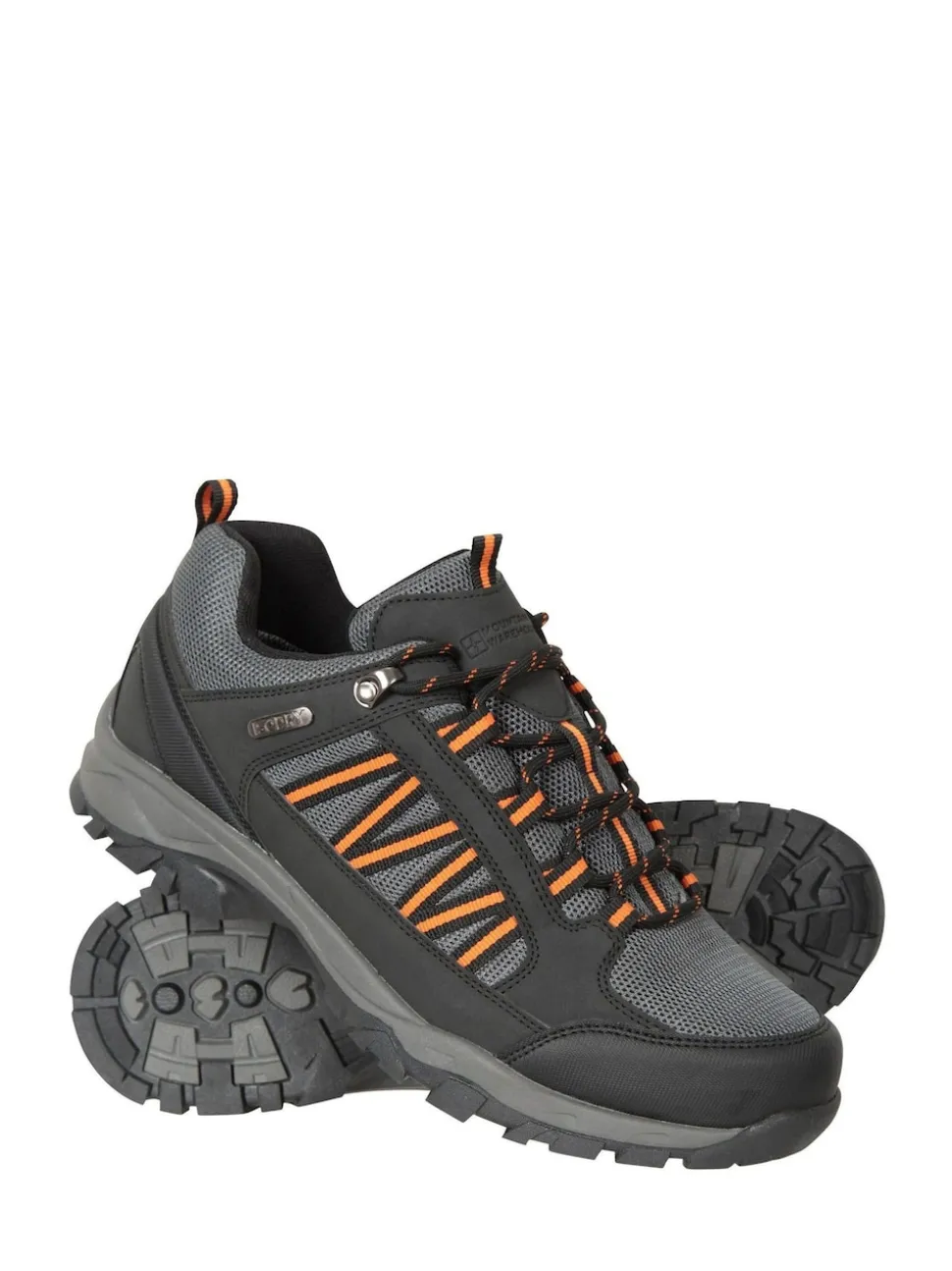 Mountain Warehouse Black Mens Path Waterproof Outdoor Walking Shoes