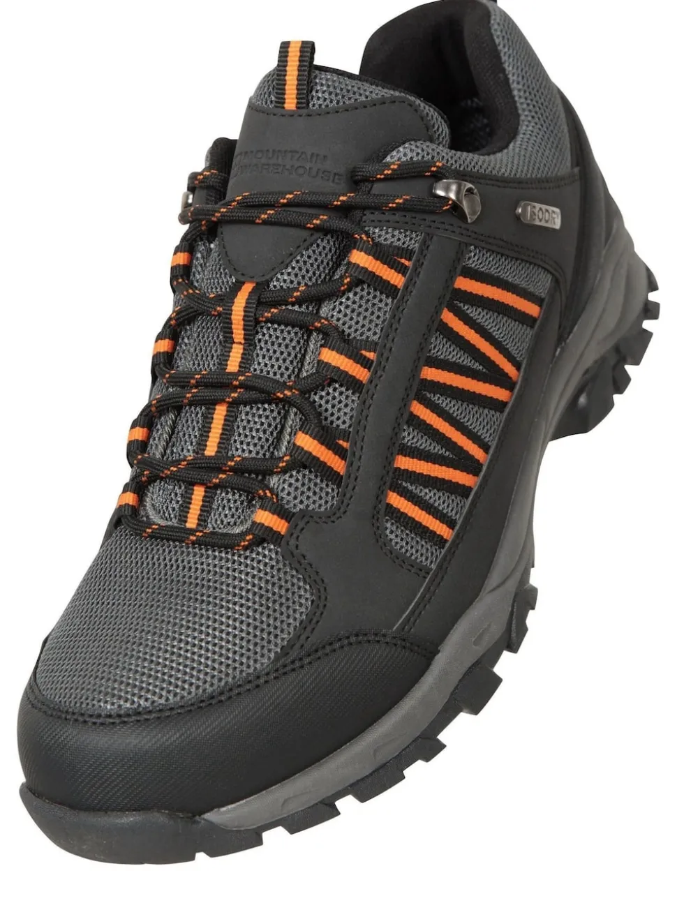 Mountain Warehouse Black Mens Path Waterproof Outdoor Walking Shoes