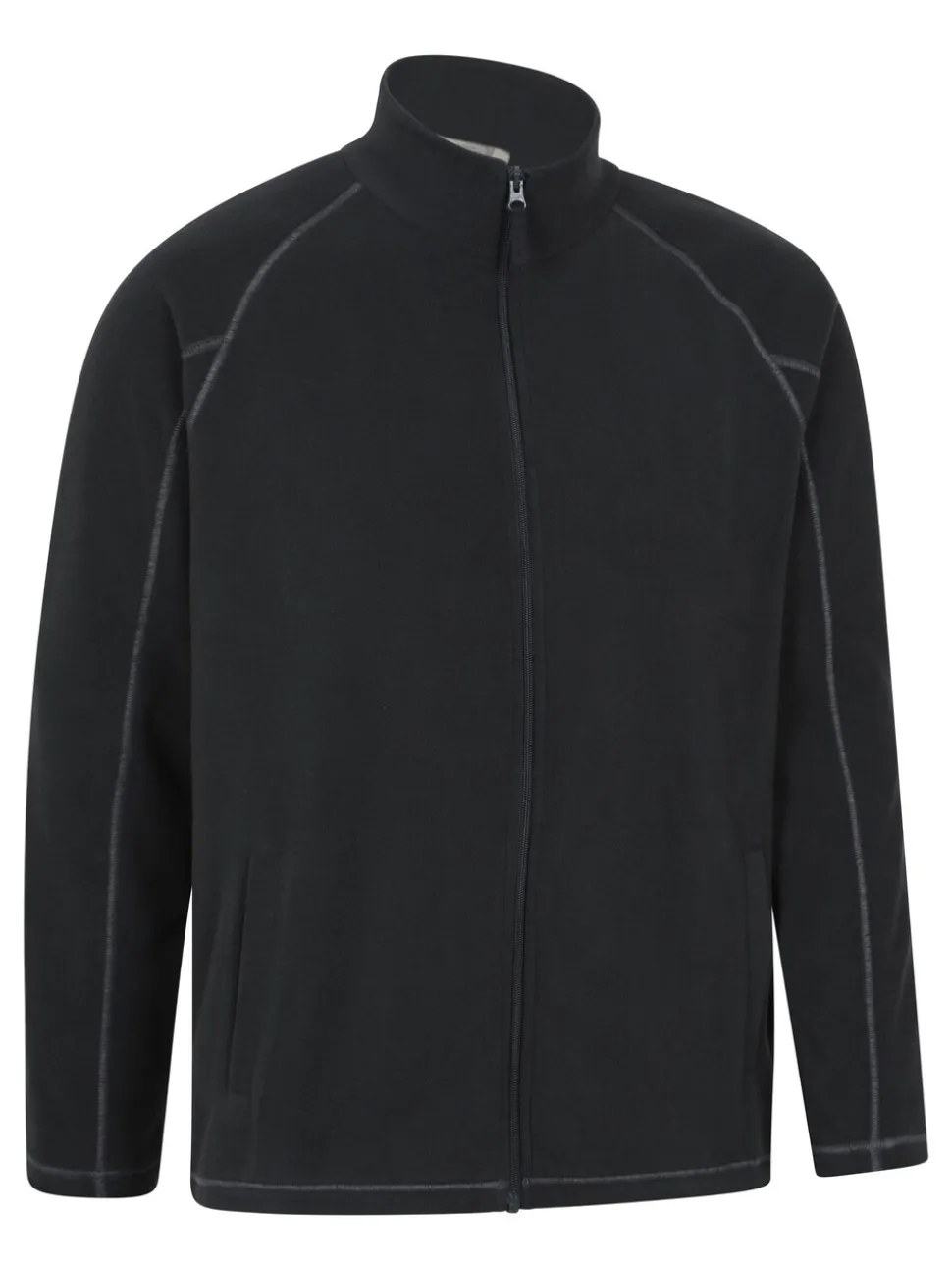 Mountain Warehouse Black Ashbourne Full Zip Fleece