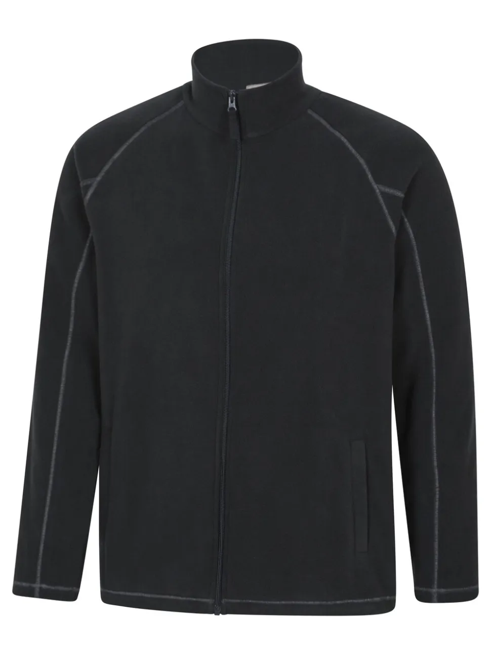 Mountain Warehouse Black Ashbourne Full Zip Fleece