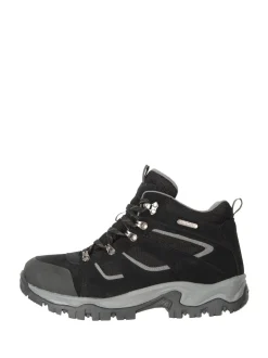Mountain Warehouse Black Voyage Mens Waterproof Walking Boots