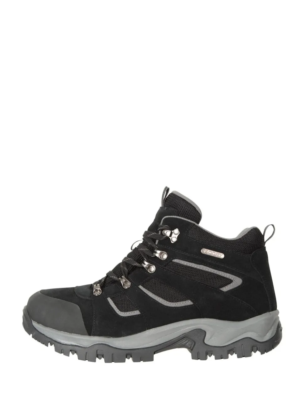 Mountain Warehouse Black Voyage Mens Waterproof Walking Boots