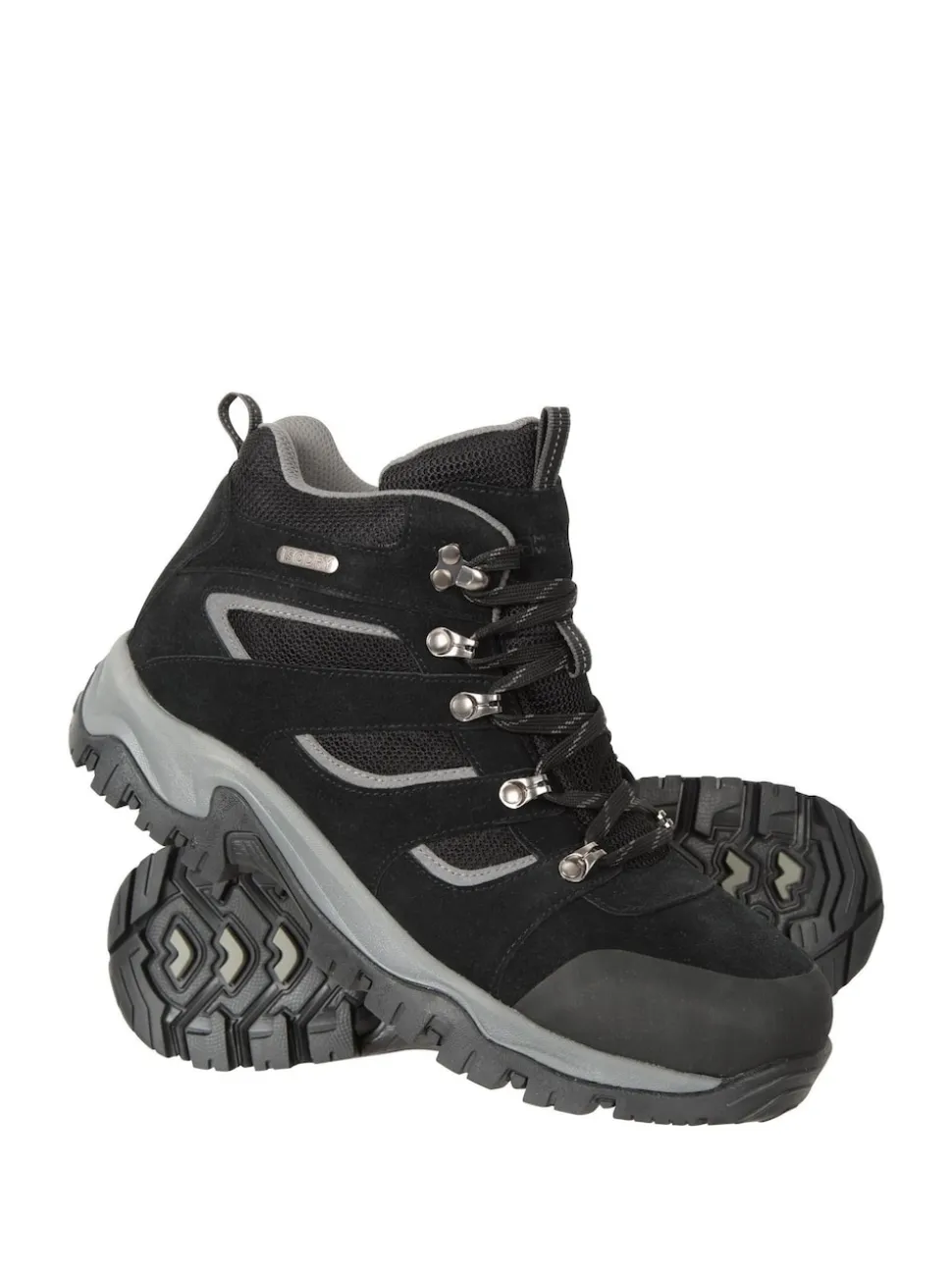 Mountain Warehouse Black Voyage Mens Waterproof Walking Boots