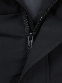 Mountain Warehouse Black Fern Mens Water Resistant Padded Parka Coat Jacket