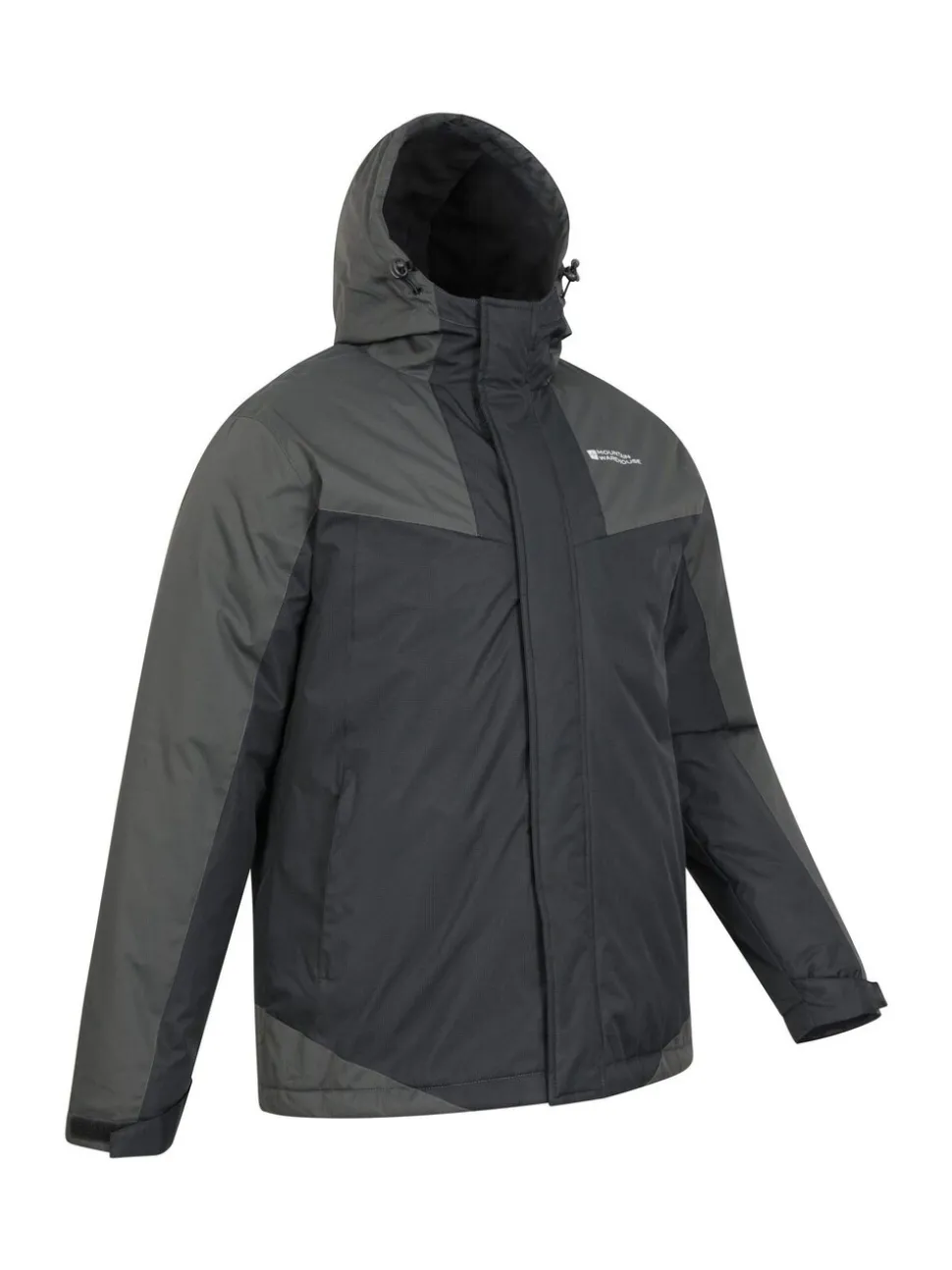 Mountain Warehouse Black Dusk III Mens Water Resistant Ski Jacket