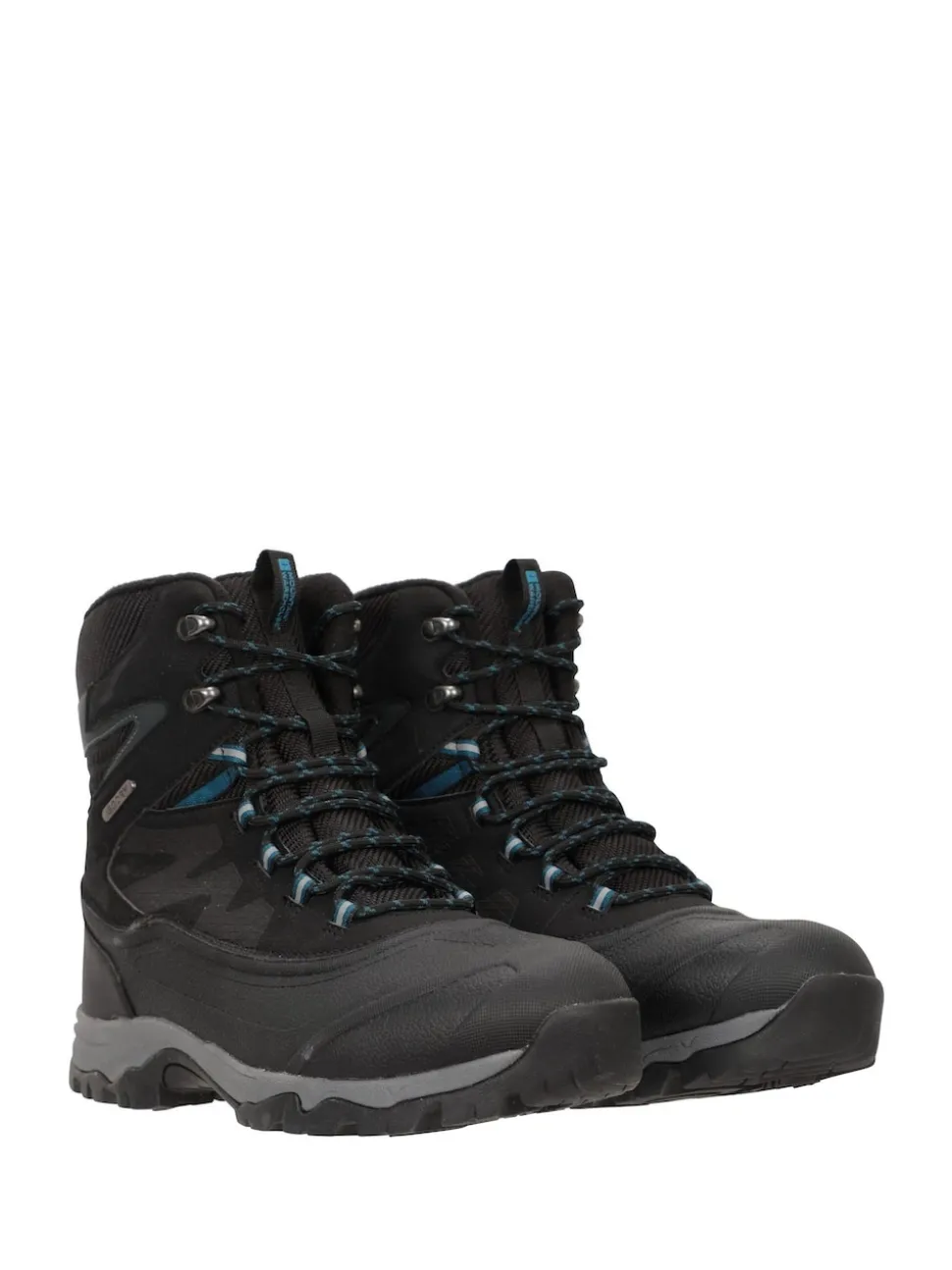 Mountain Warehouse Black Ultra Piste Basher Mens Waterproof Snow Boots