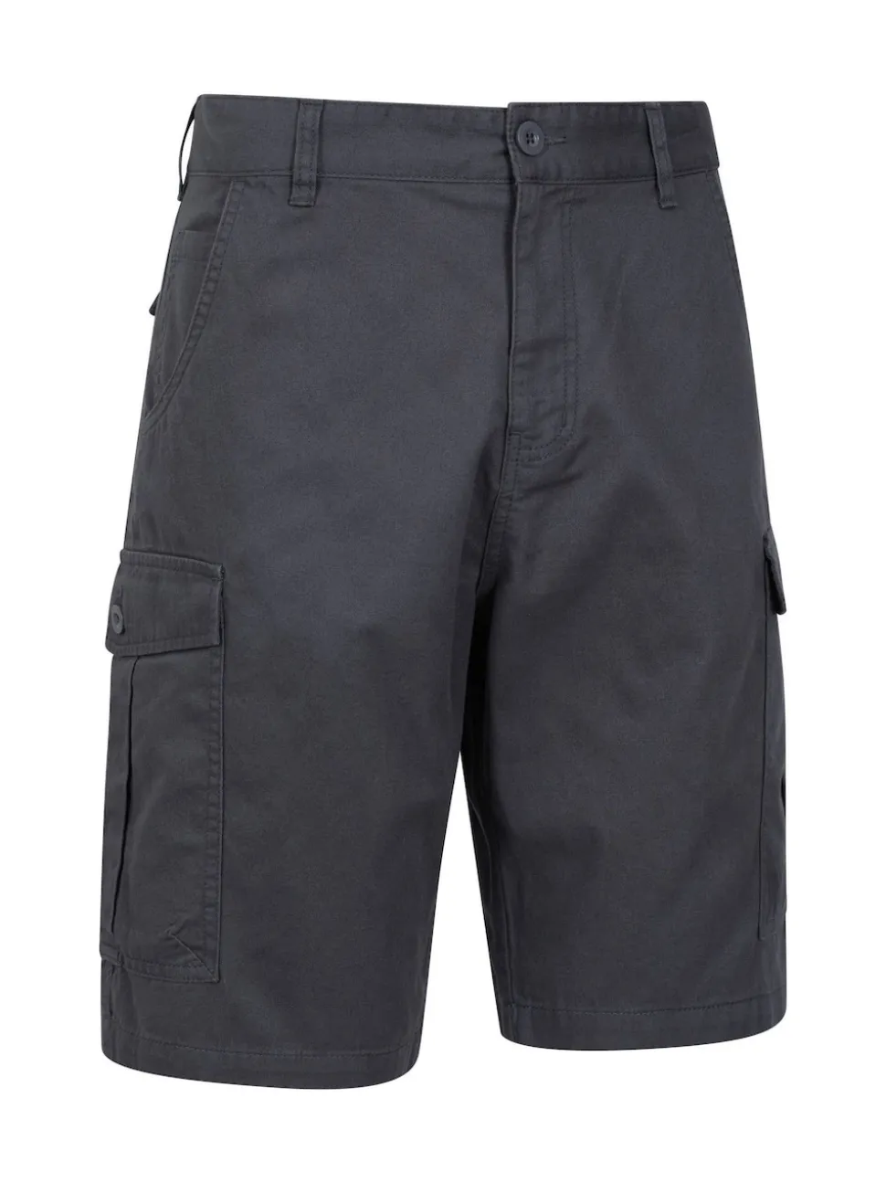 Mountain Warehouse Black/Grey Mens Lakeside 100% Cotton Cargo Shorts