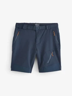 Mountain Warehouse Blue Forest Mens Water-Resistant Trekking Shorts