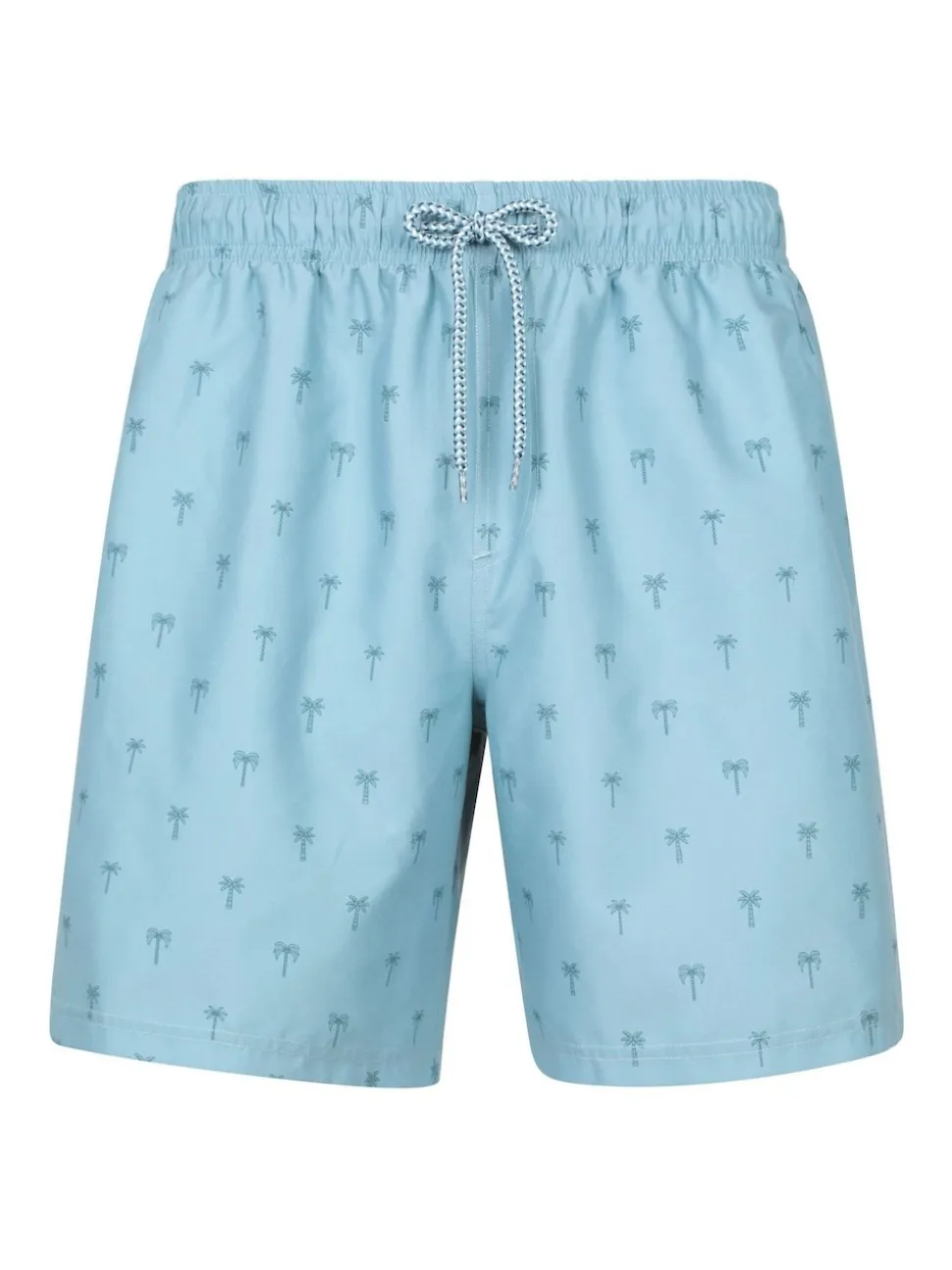 Mountain Warehouse Blue Mens Aruba Printed Quick Drying Swimshorts with UV Max Protection