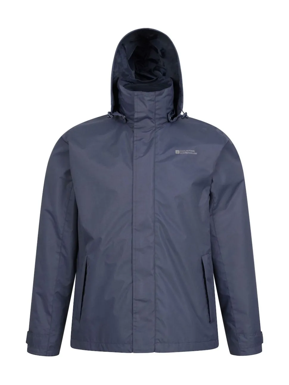 Mountain Warehouse Blue Mens Fell 3-In-1 Water Resistant Jacket